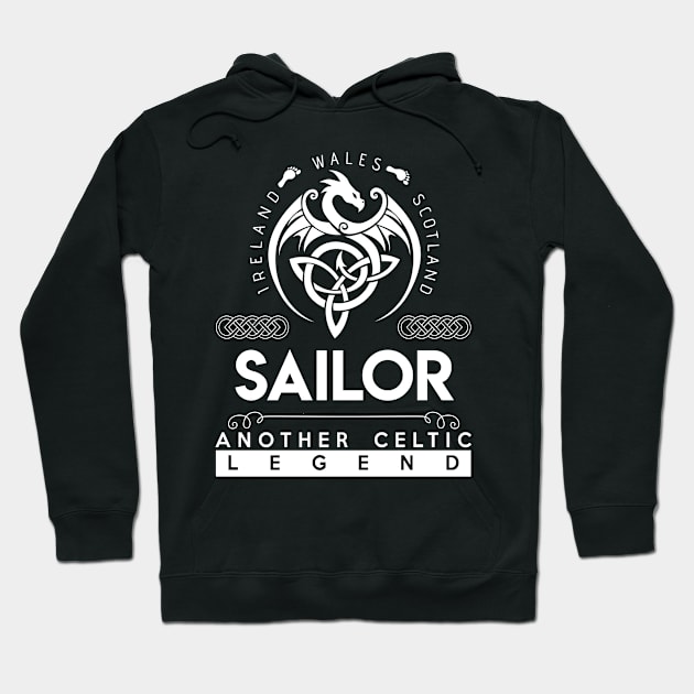 Sailor Name T Shirt - Another Celtic Legend Sailor Dragon Gift Item Hoodie by harpermargy8920